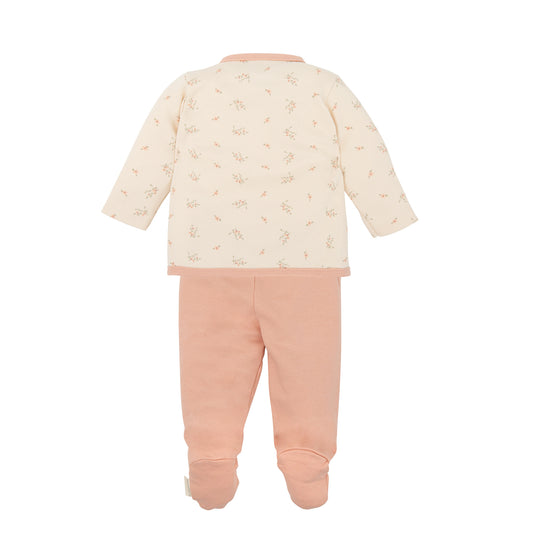Conjunto jubon y polaina Dalia RE Rosa Empolvado 1-3 Meses 2