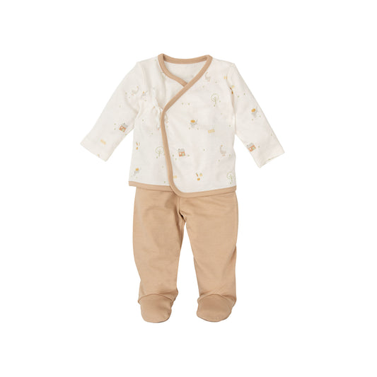Conjunto jubon y polaina Farm Lino 1-3 Meses
