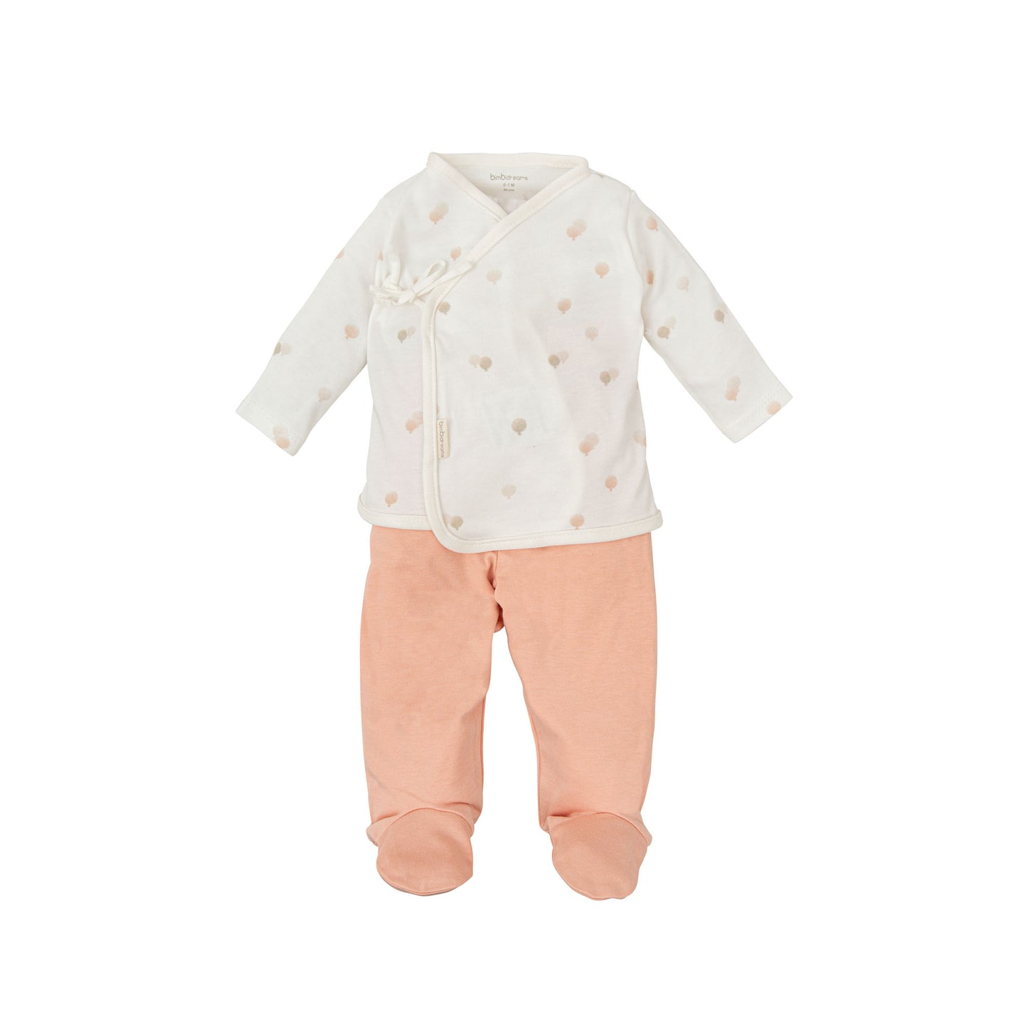 Conjunto jubon y polaina Ciel Rosa 1-3 Meses