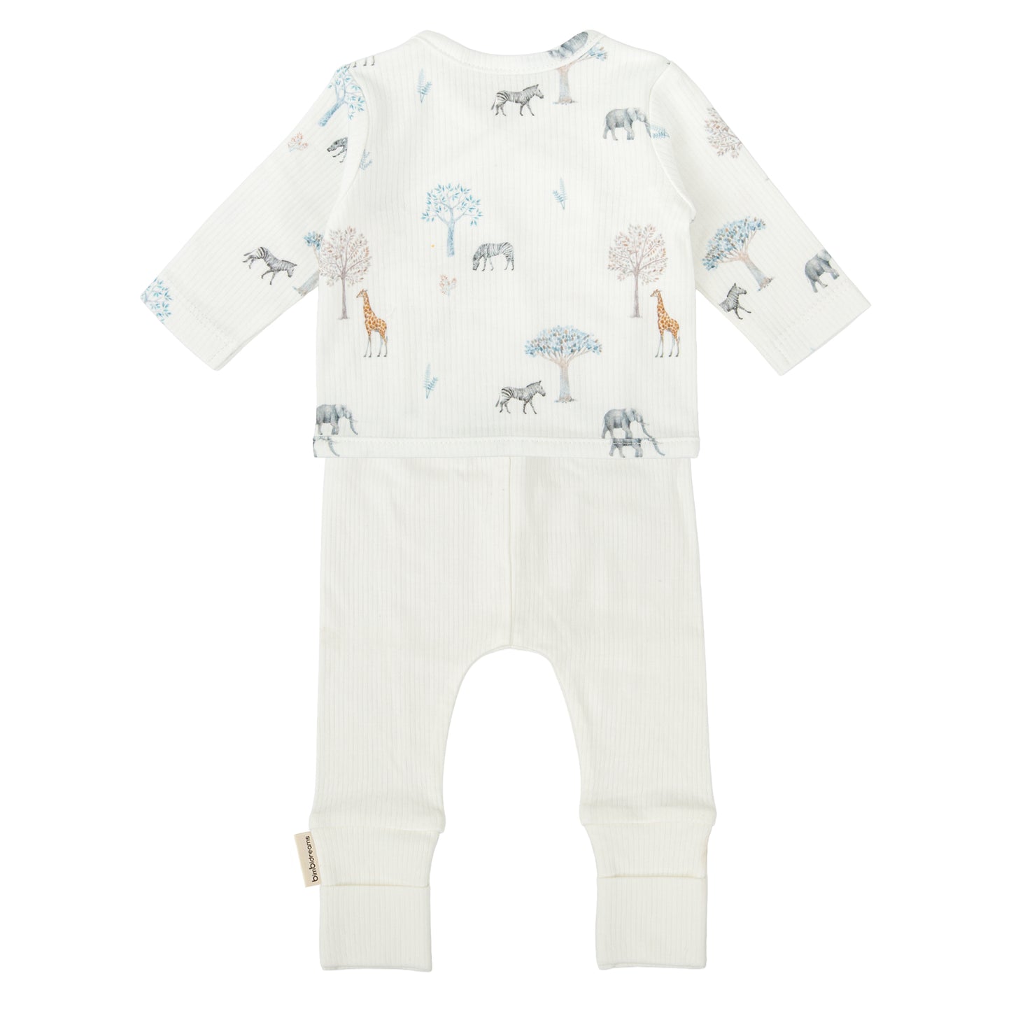 Conjunto jubon y polaina Tanzania Blanco 1-3 Meses