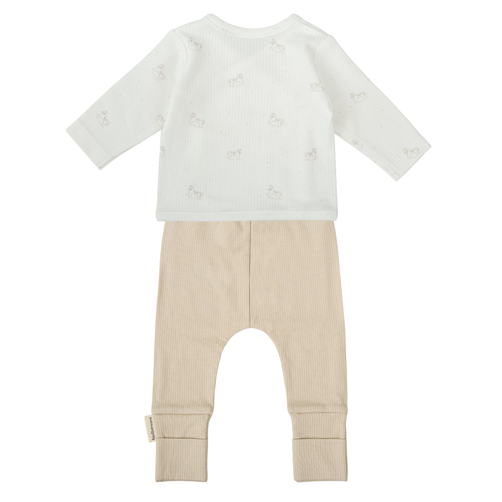 Conjunto jubon y polaina Toy Blanco Lino 1-3 Meses