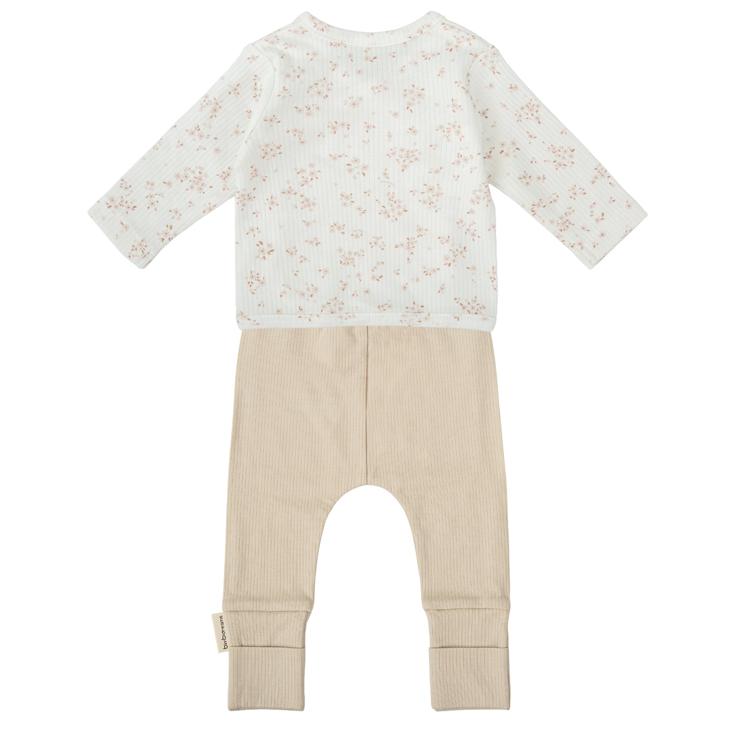 Conjunto jubon y polaina Anaïs Blanco Lino 1-3 Meses