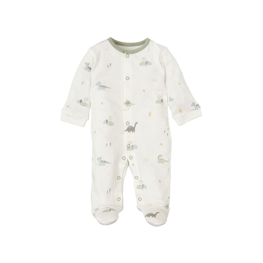 Pijama Trex Blanco Verde 1-3 Meses