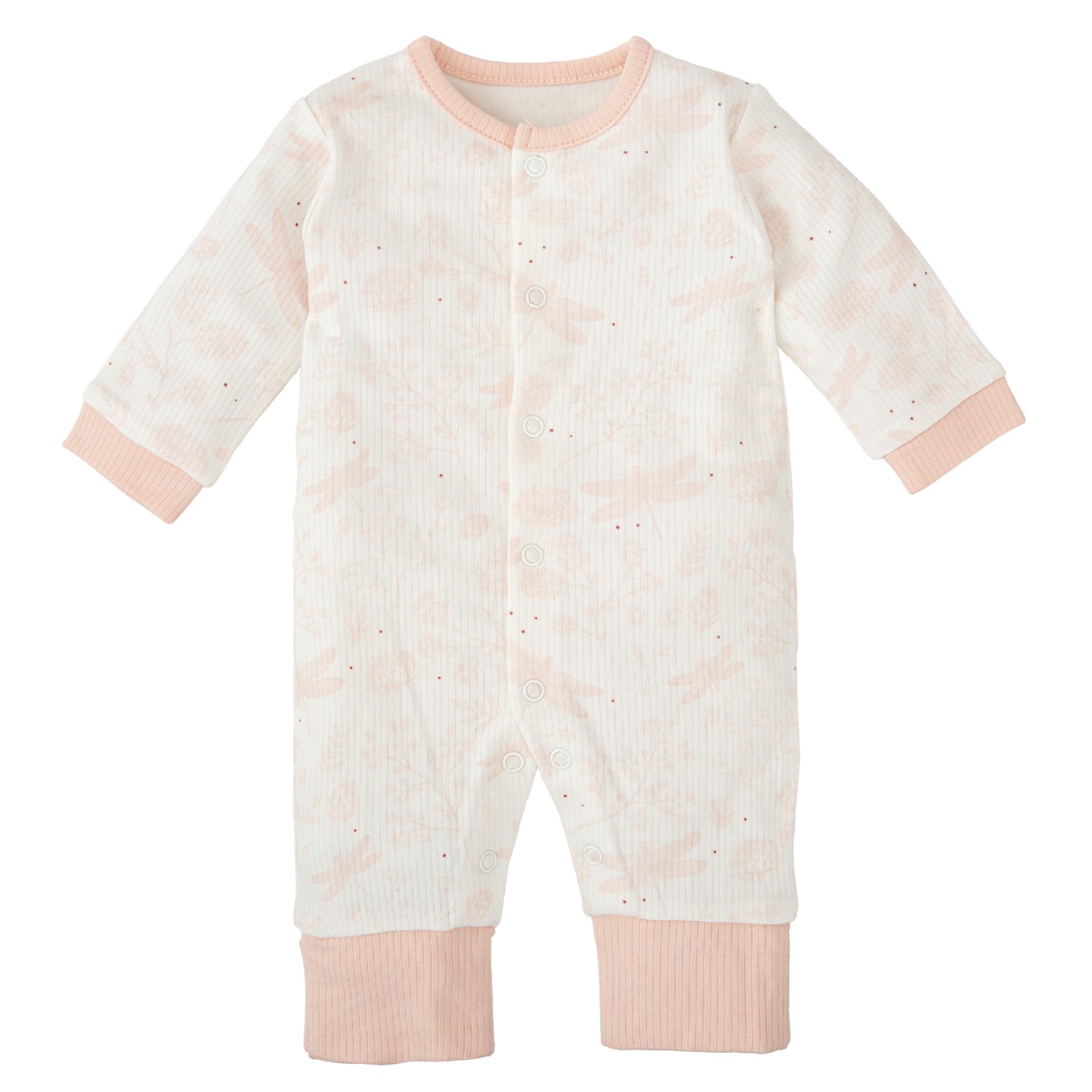 Pijama Dafne Blanco Rosa 1-3 Meses