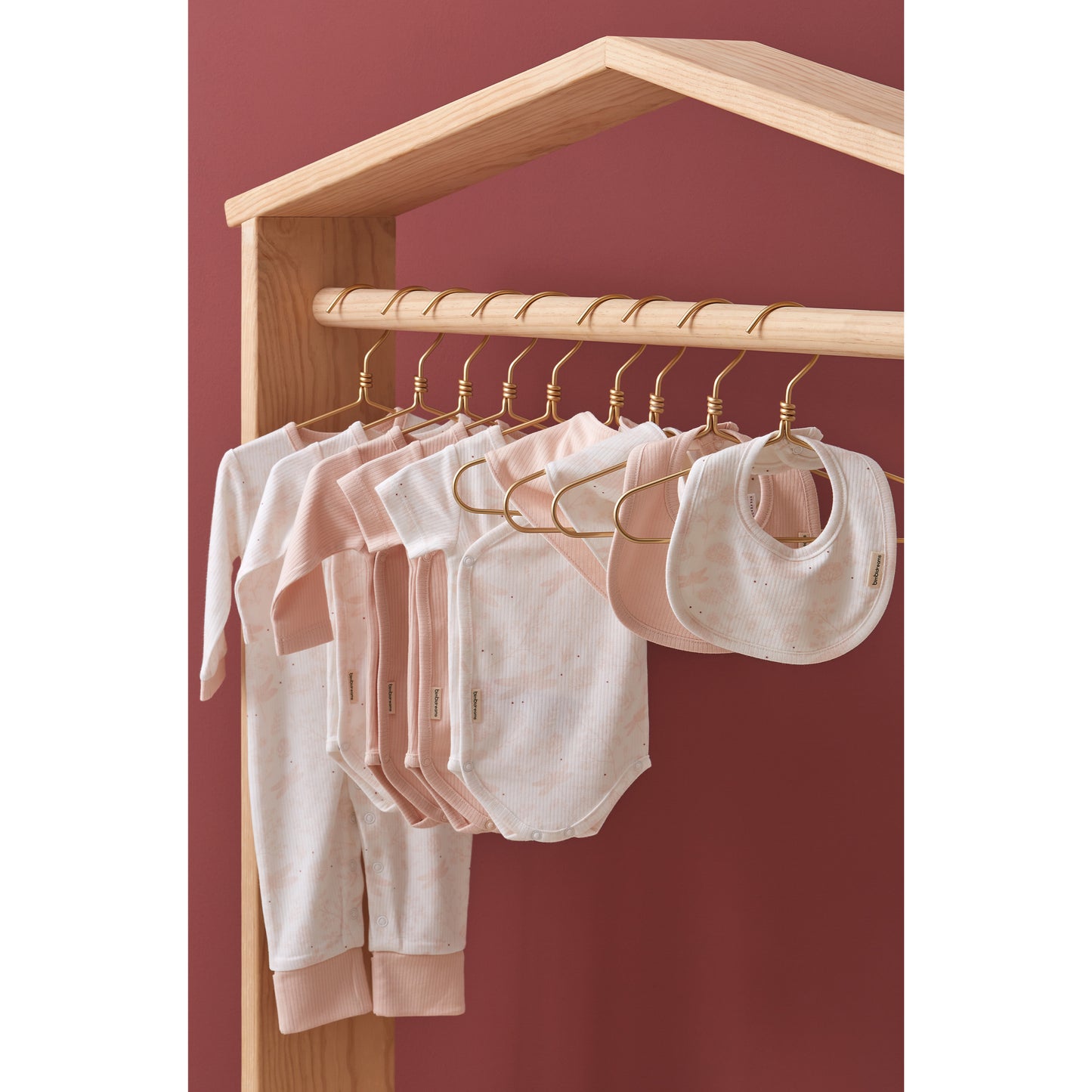 Pijama Dafne Blanco Rosa 1-3 Meses