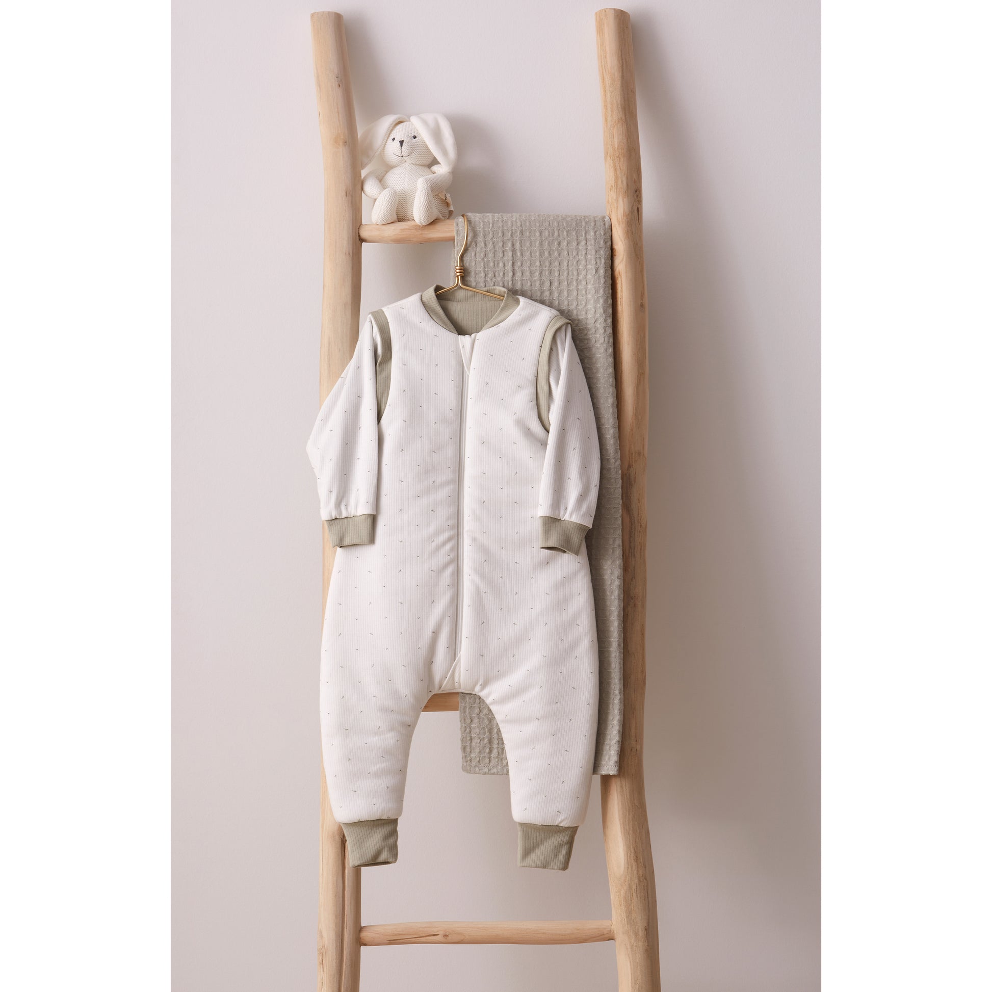 Pijama Cornelia Blanco Verde 1-3 Meses