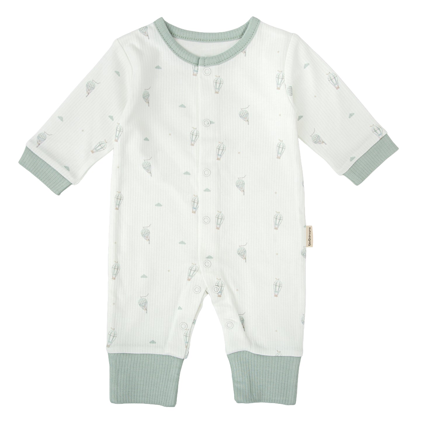 Pijama Blue Sky Blanco Verde 1-3 Meses