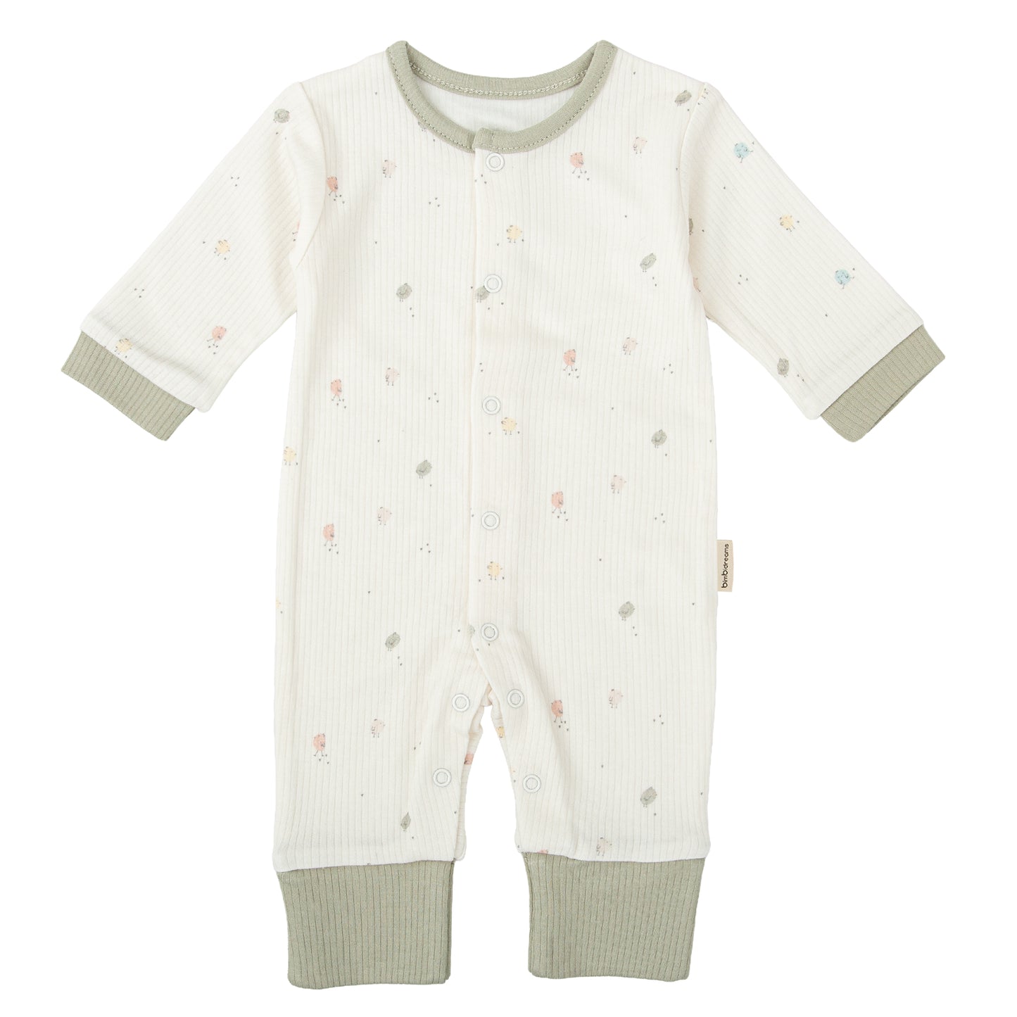 Pijama Chicks Blanco Verde 1-3 Meses