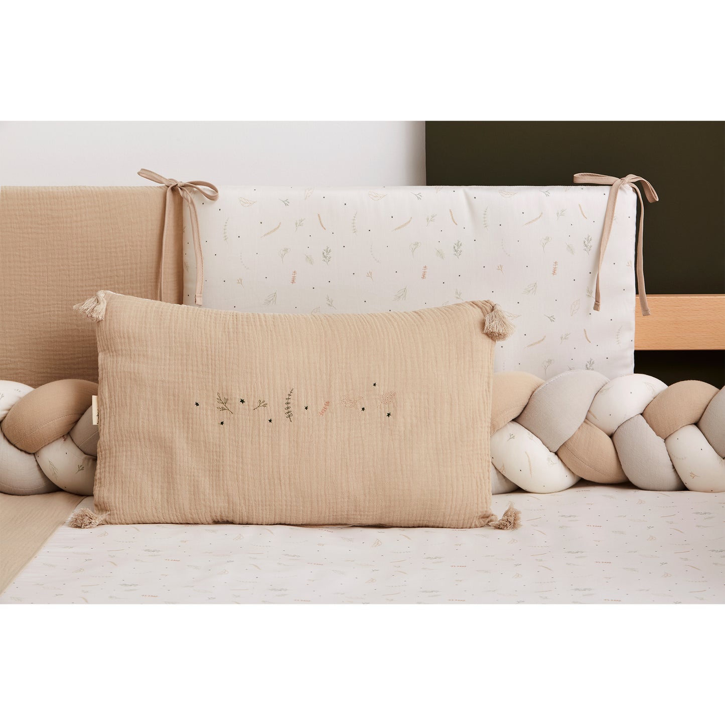 Cojín decorativo rectangular Botanic Beig 30x30 3