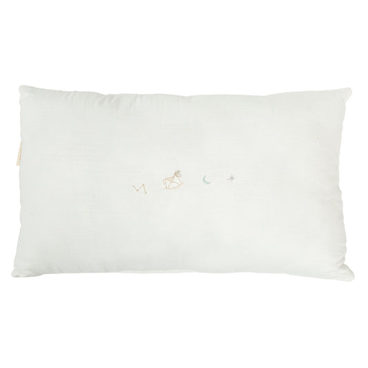 Cojín decorativo rectangular Blue Sky Blanco Verde 50x30