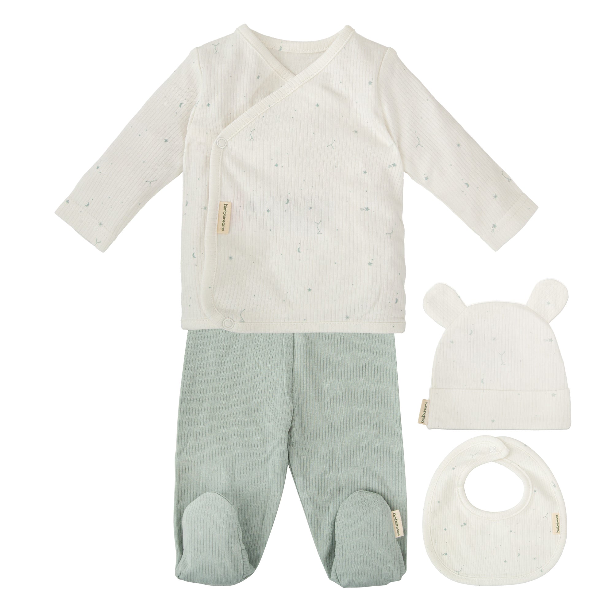 Set Nacimiento - 4p  Orion Azul 1-3 Meses