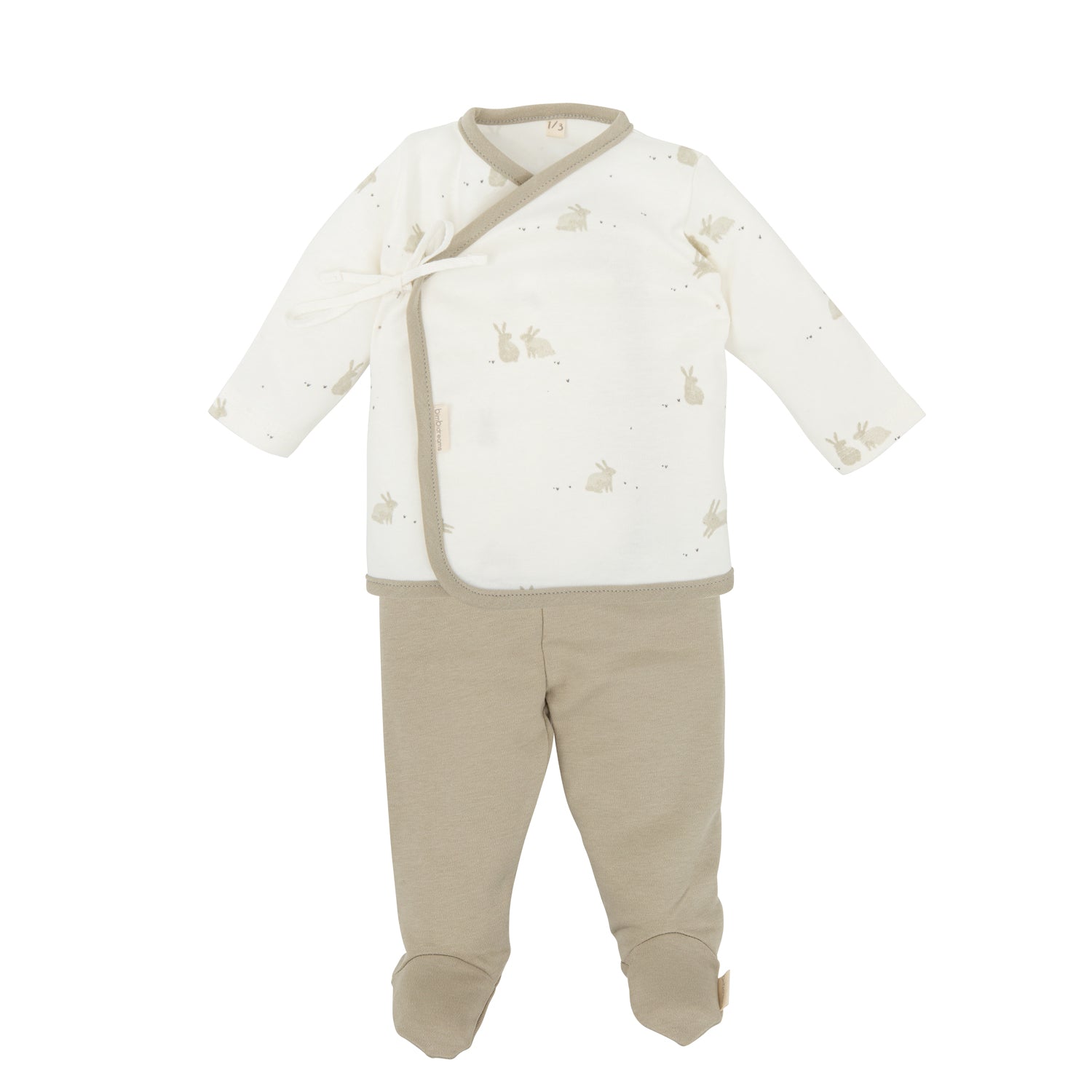 Conjunto jubon y polaina Bunny VM Verde Musgo 0-1 Mes