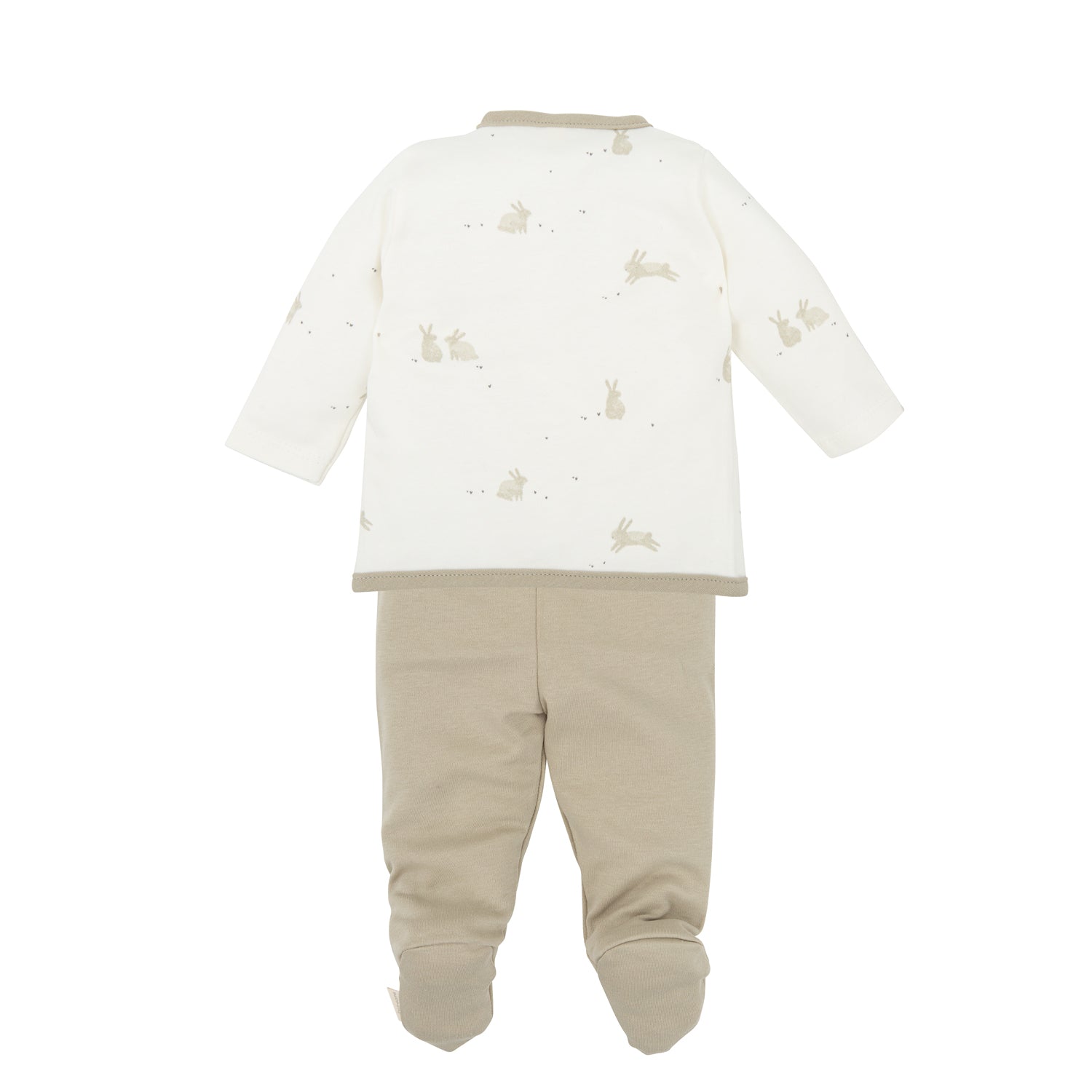 Conjunto jubon y polaina Bunny VM Verde Musgo 0-1 Mes 2