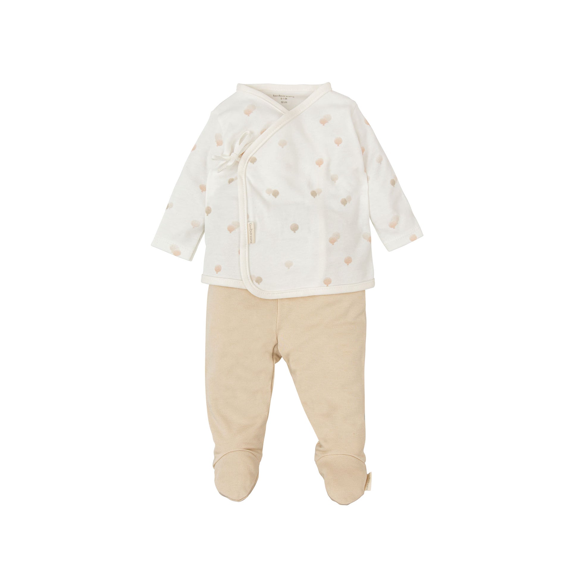 Conjunto jubon y polaina Ciel Lino 0-1 Mes