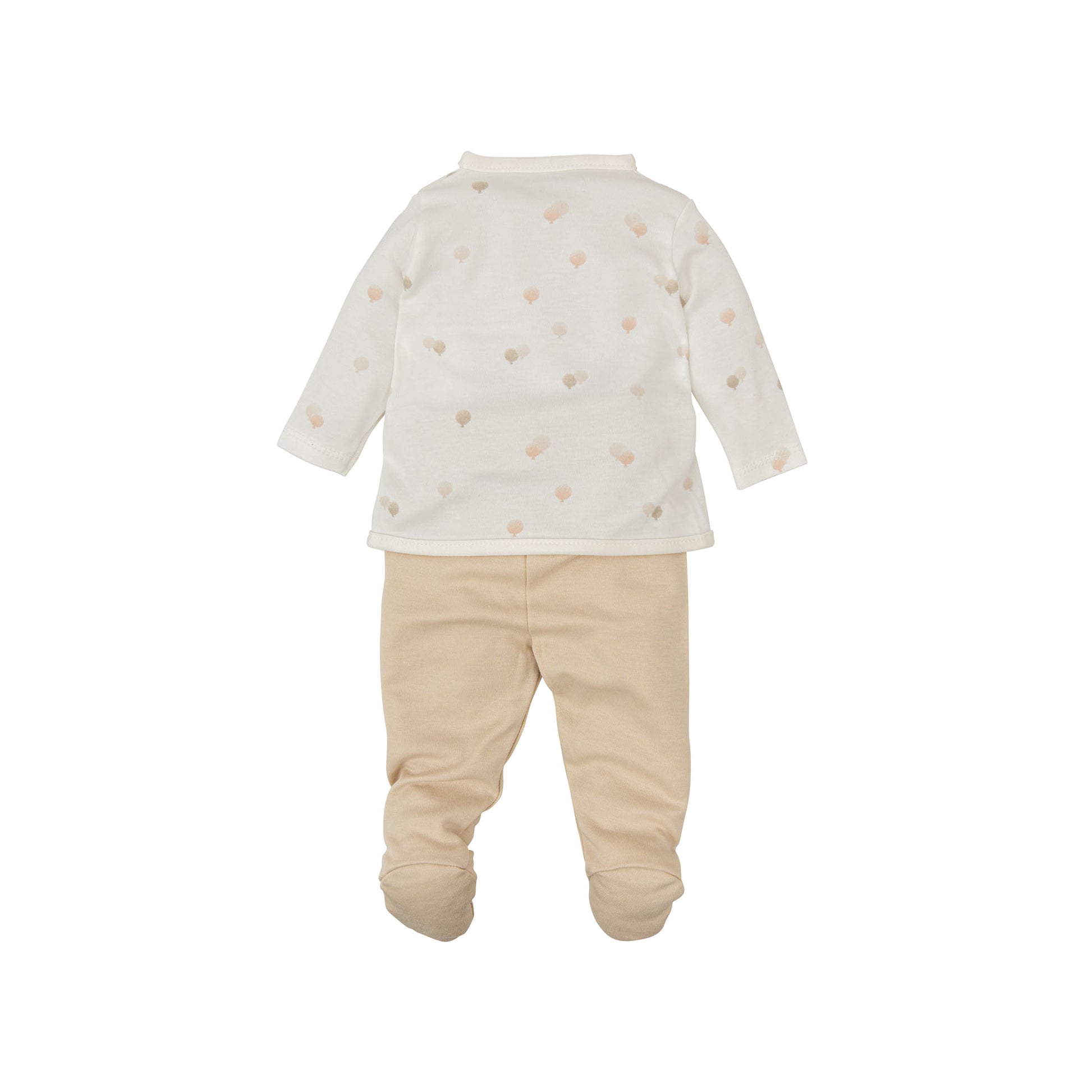 Conjunto jubon y polaina Ciel Lino 0-1 Mes 2