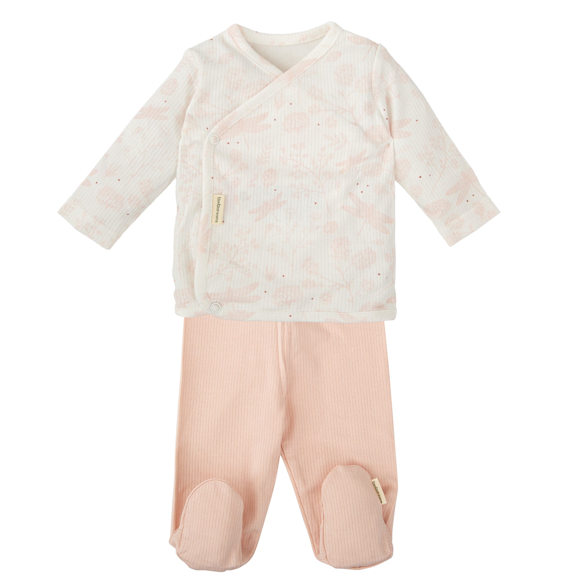 Conjunto jubon y polaina Dafne Blanco Rosa 0-1 Mes