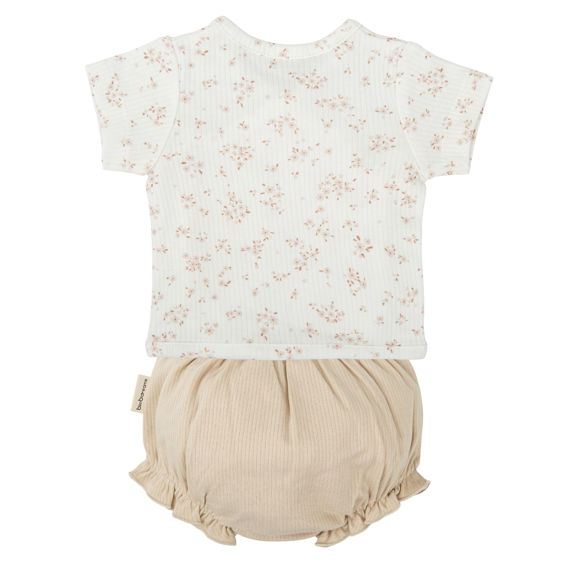 Set Jubón y ranita Anaïs Blanco Lino 1-3 Meses
