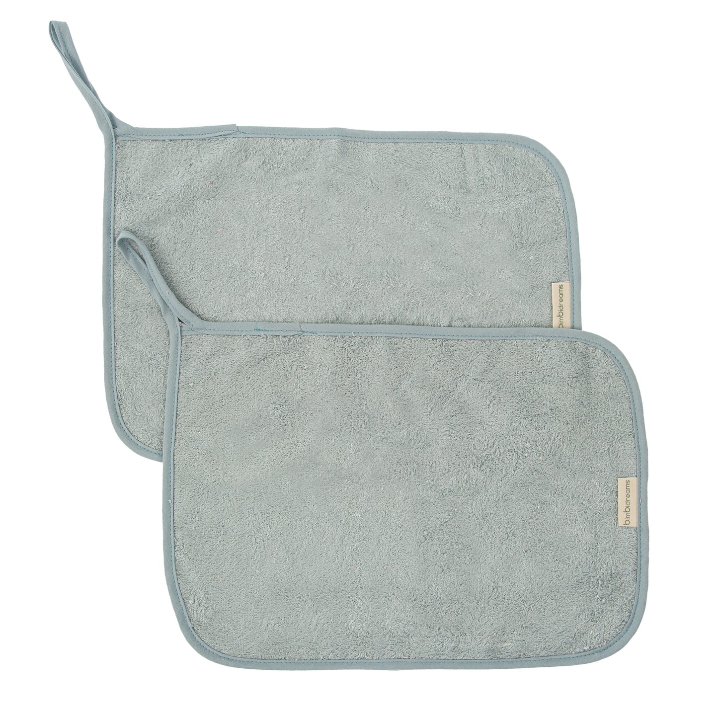 Toalla de Guardería - pack 2 Basics Azul Grisaceo 25x35*